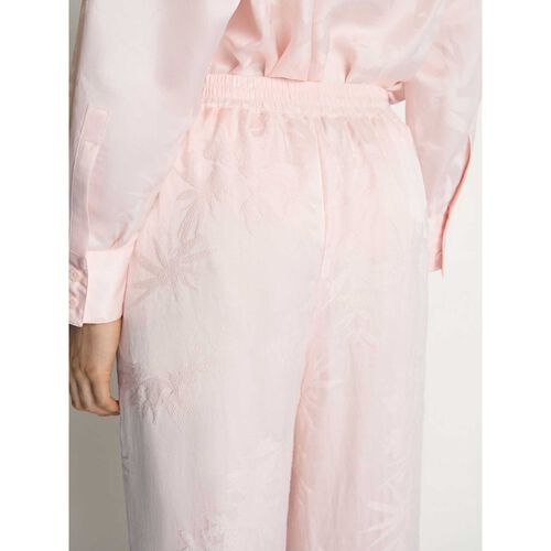 Veronika Maine Floral Jacquard Straight Leg Pant
